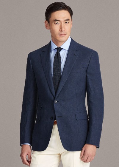 Men's Ralph Lauren Gregory Linen Blazers | 901735ACZ